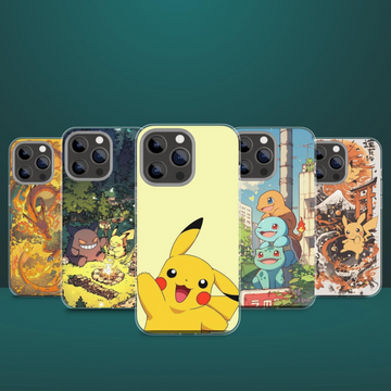 PoMo Phone Case, Pikachu Charmander Squirtle Cover For iPhone, Samsung, Pixel TN2906261500