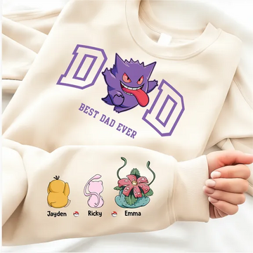 Sweatshirt Premium - PoModad, PoMo kids, PoMo for Dad, Gift For Dad - Personalized Sweatshirt premium TN0106261456