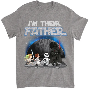 Custom Shirt - Staw - I'm Their Father - Gift for Dad - Father's Day 2026 - Personalized Shirt FD22041405