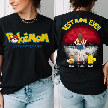 Personalized Shirt - PoMo Gift - Best Mom Ever - Gift for Mother's Day 2026 - Personalized Shirt FD21041558