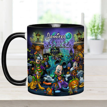 Welcome Foolish Mortals - Personalized Mkko Accent Mug-DN2908261959
