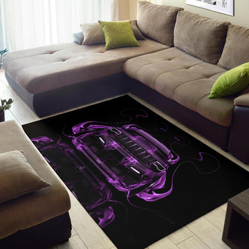 Jeep Purple Rectangle Rug LT11