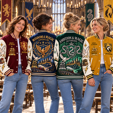 HaPo Legendary Crests 25 Years Of Magic Anniversary Gift - Varsity Jacket-DN1710260259