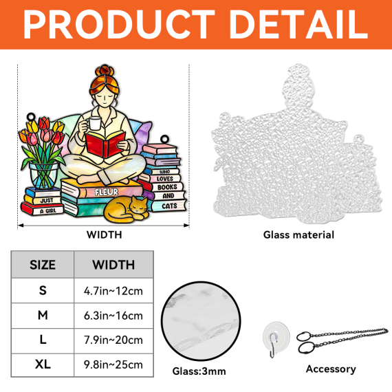 Not All Witches Drive Broomstick Suncatcher Window Glass Hanging-DN2808261001