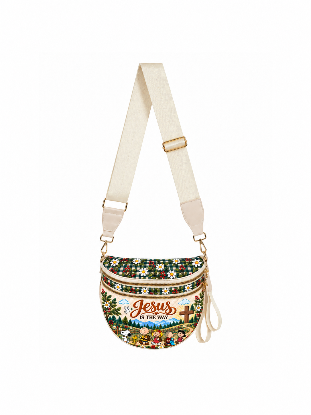 Jesus Is The Way Gift For Her - Personalized Crossbody Bag