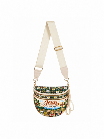 Jesus Is The Way Gift For Her - Personalized Crossbody Bag