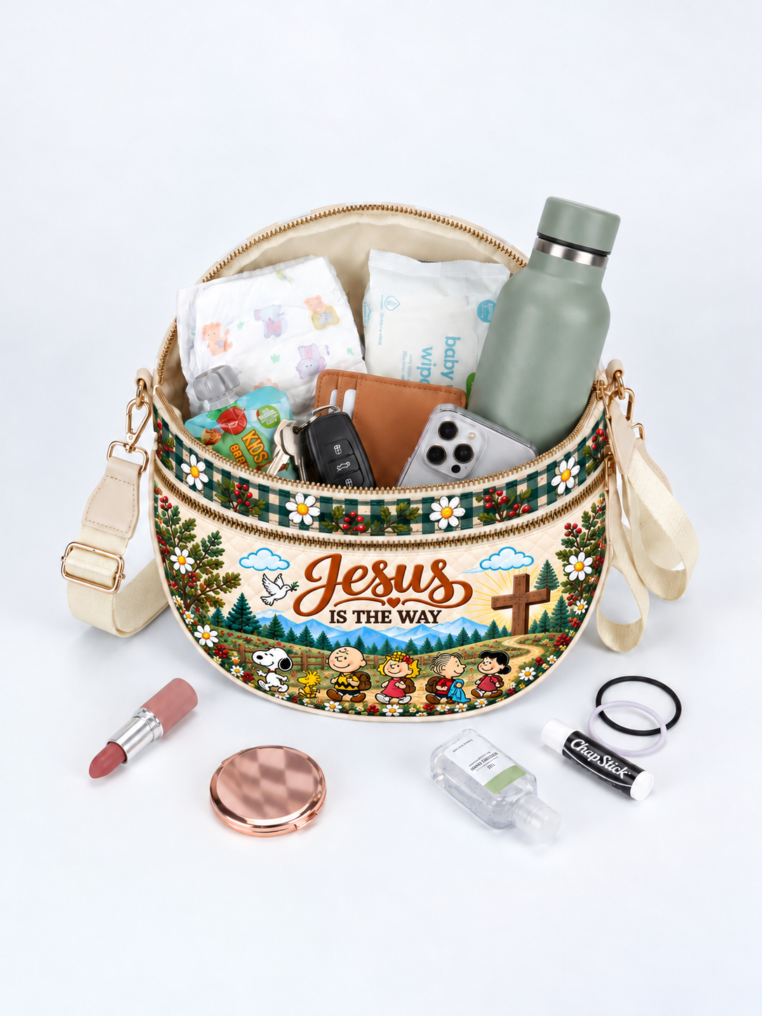Jesus Is The Way Gift For Her - Personalized Crossbody Bag