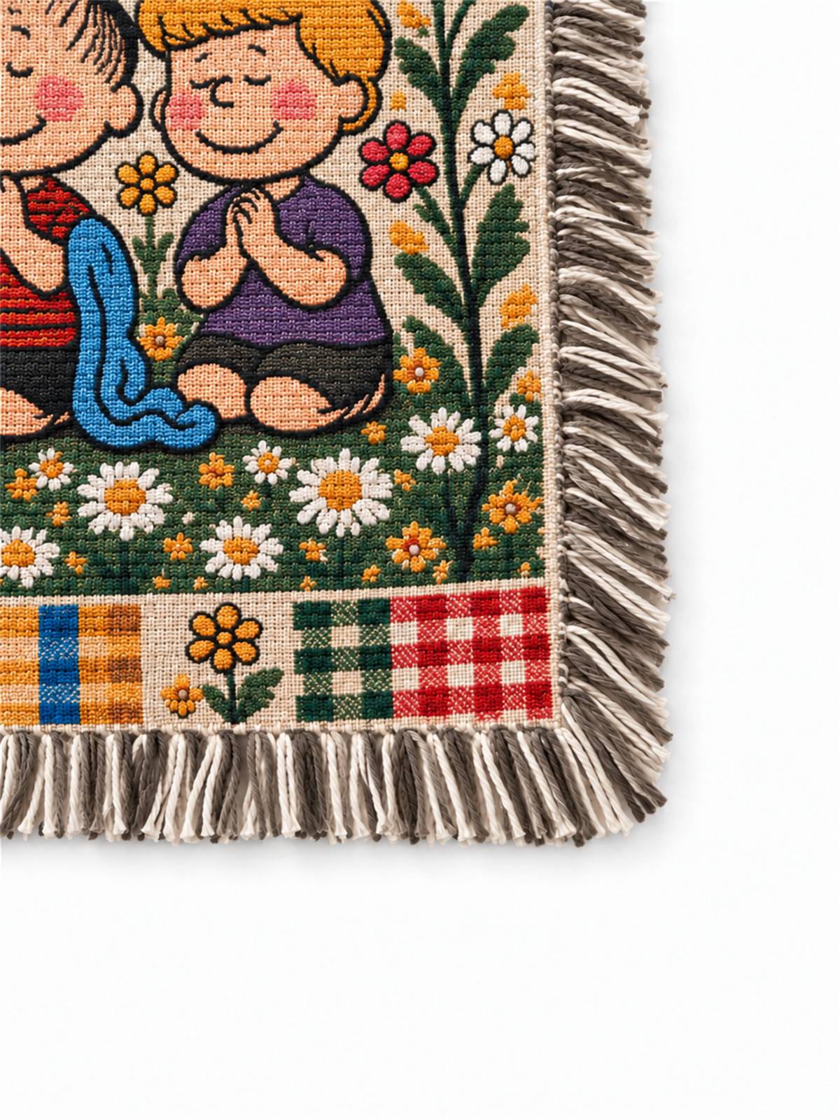 Let Me Tell You About My Jesus Gift For Her - Personalized Woven Blanket