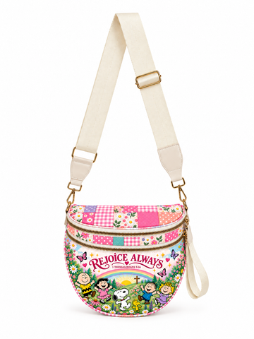 Rejoice Always 1 Thessalonians 5:16 Gift For Her - Crossbody Bag