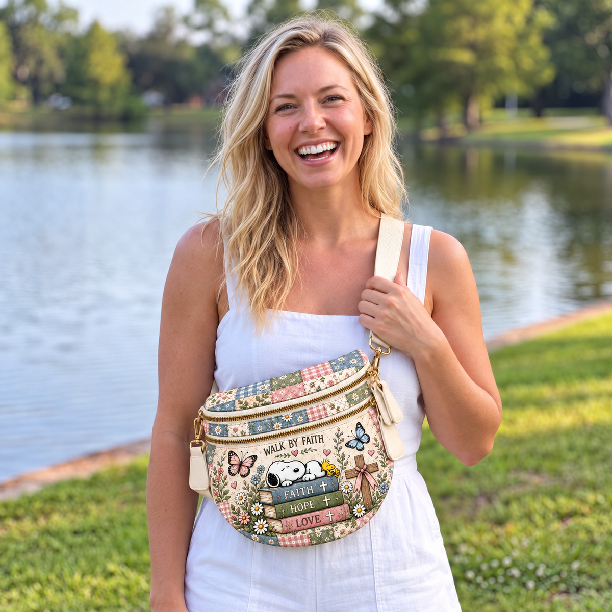 Walk By Faith Gift For Her - Crossbody Bag