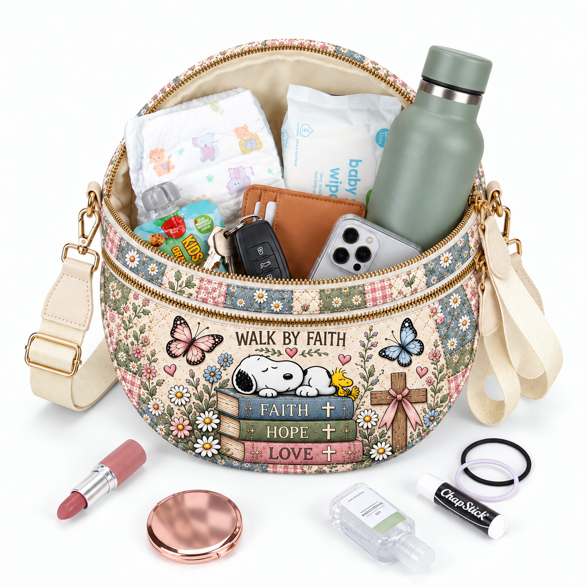 Walk By Faith Gift For Her - Crossbody Bag