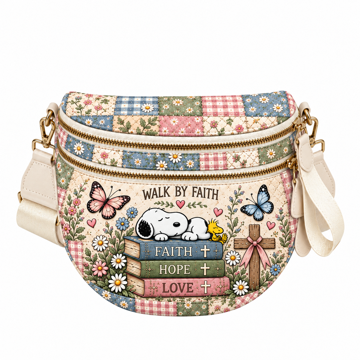 Walk By Faith Gift For Her - Crossbody Bag