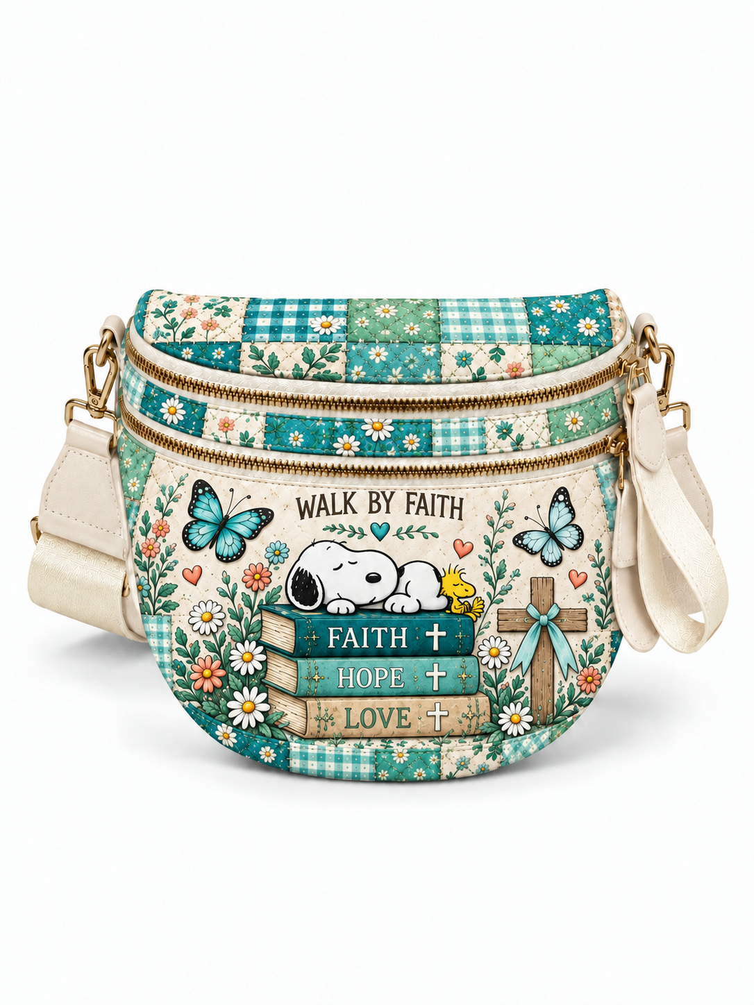 Walk By Faith Gift For Her - Crossbody Bag