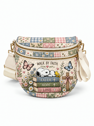 Walk By Faith Gift For Her - Crossbody Bag