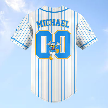 Custom Dd Striped Baseball Jersey, DN Dl Baseball Shirt, DNland Jersey, DNworld Shirt, Magic Kingdom Gifts