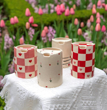 Litzzy - Hand-painted Love Heart Mug
