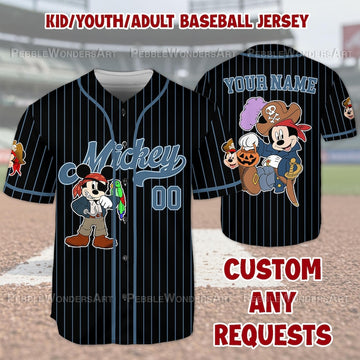 Personalize Pirates MM Baseball Jersey, DN Jersey Kids Shirt, DN Cruise Outfit, Personalized Vacation Look, Baseball Jersey Kids