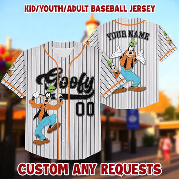 Personalize DN Goo Baseball Jersey, Baseball Jersey Collection Choose Style DNland Birthday Gift For Kid Youth Adult