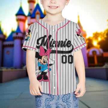 Personalized MM Baseball Jersey, Baseball Jersey Collection Choose Style Jersey DN land Birthday Gift For Kid Youth Adult