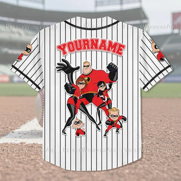 Personalized DN The Inc Baseball Jersey, Custom Kids Youth Adult Disney Baseball Jersey Outfits