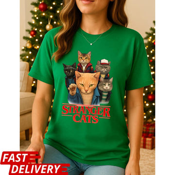 ST T-Shirt, ST Merch, Ss Cats Shirt,ST Gift Shirt, Gift ST, Stranger Cats