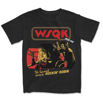 WSQK Rockin' Robin Tee The Squawk Radio Comfort Color Bootleg Design