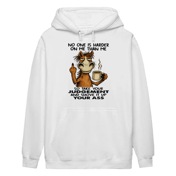 Horse No One Is Harder On Me Than Me So Take Your Judgement And Shove It Up Your Ass