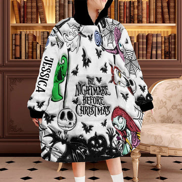 TNBC halloween - Personalized TNBC Blanket Hoodie-TN1609260225