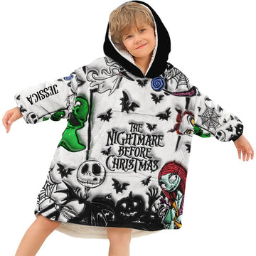 TNBC halloween - Personalized TNBC Blanket Hoodie-TN1609260225