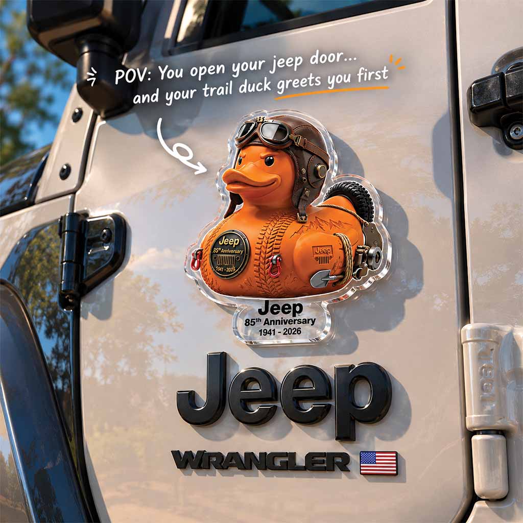 Jeep 85th Anniversary Adventure Duck Commemorative Magnet TN2608271510