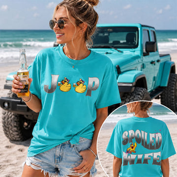 Jeep Duck Spoiled Wife Shirt TN2407261062