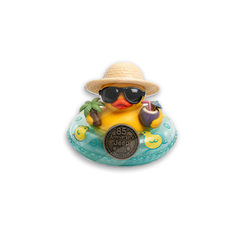 Jeep 85th Anniversary Mermaid Duck Commemorative Magnet TN2608271502