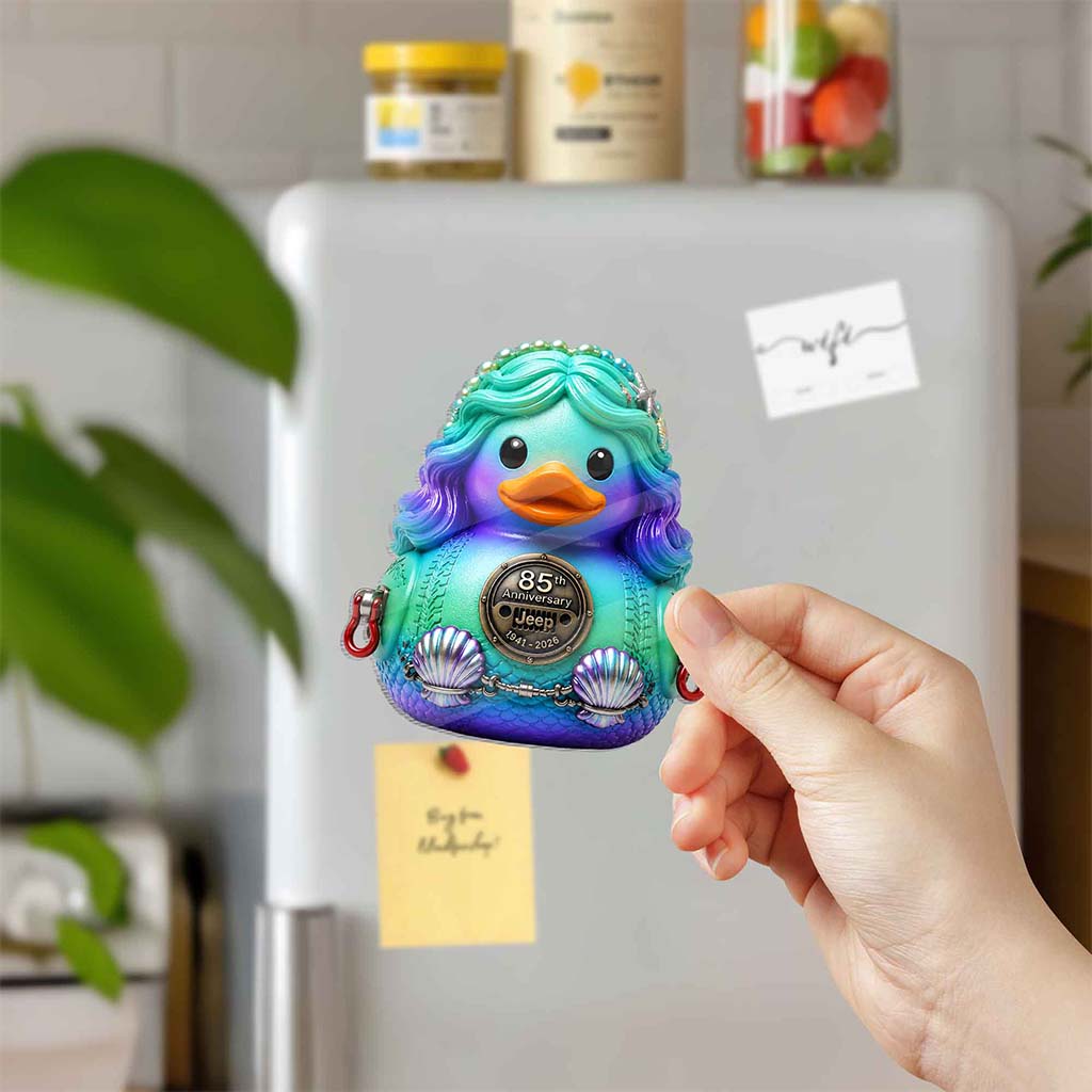 Jeep 85th Anniversary Mermaid Duck Commemorative Magnet TN2608271502
