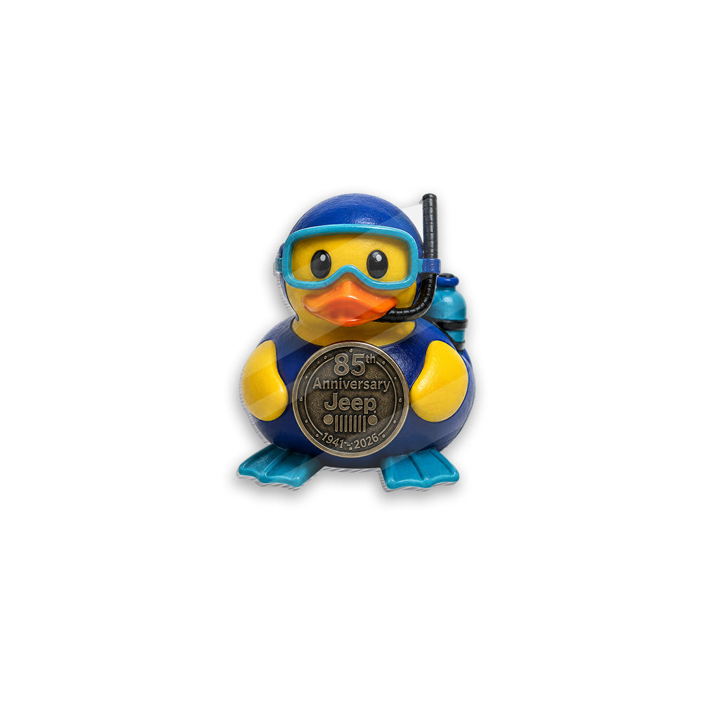 Jeep 85th Anniversary Mermaid Duck Commemorative Magnet TN2608271502