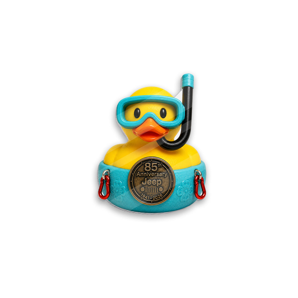 Jeep 85th Anniversary Mermaid Duck Commemorative Magnet TN2608271502
