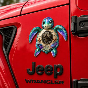Jeep 85th Anniversary Sea Turtle Duck Acrylic Magnet TN2608271505