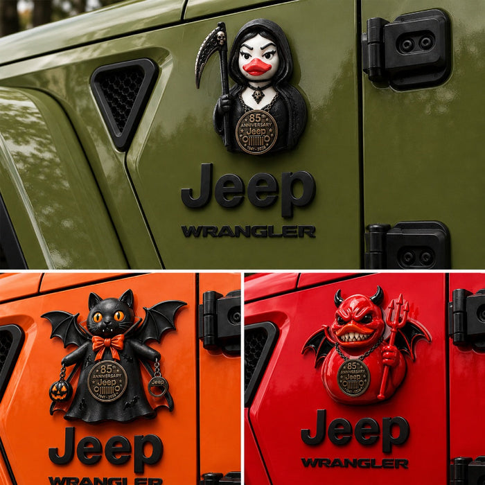 Jeep Halloween 85th Anniversary Grim Reaper Duck Acrylic Magnet TN2608271434