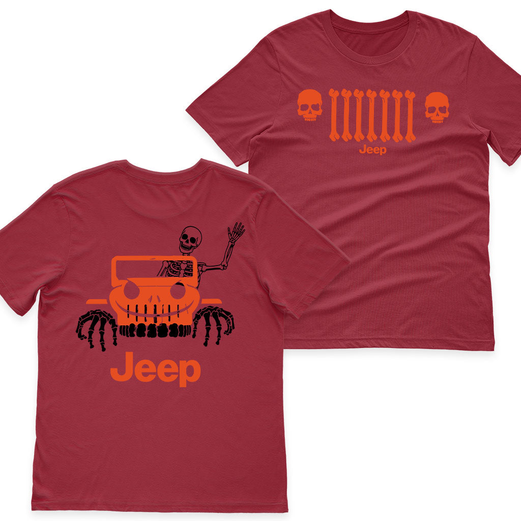 Jeep Halloween Skeleton Skull Shirt DN2708261750