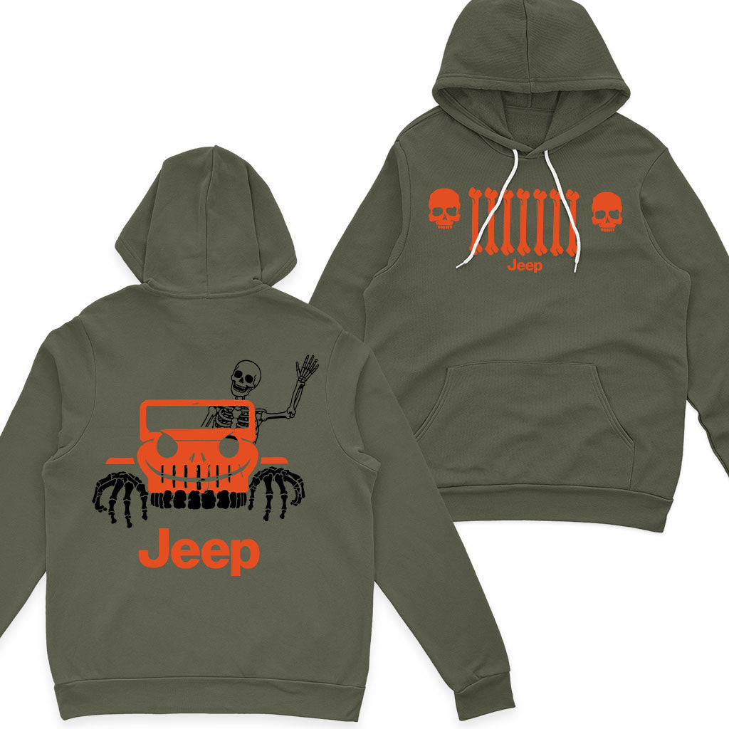 Jeep Halloween Skeleton Skull Shirt DN2708261750