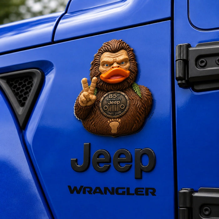 Jeep 85th Anniversary Peace Bigfoot Duck Acrylic Magnet TN2608271508