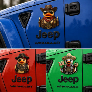 Jeep 85th Anniversary Cowboy Duck Acrylic Magnet TN2608271511