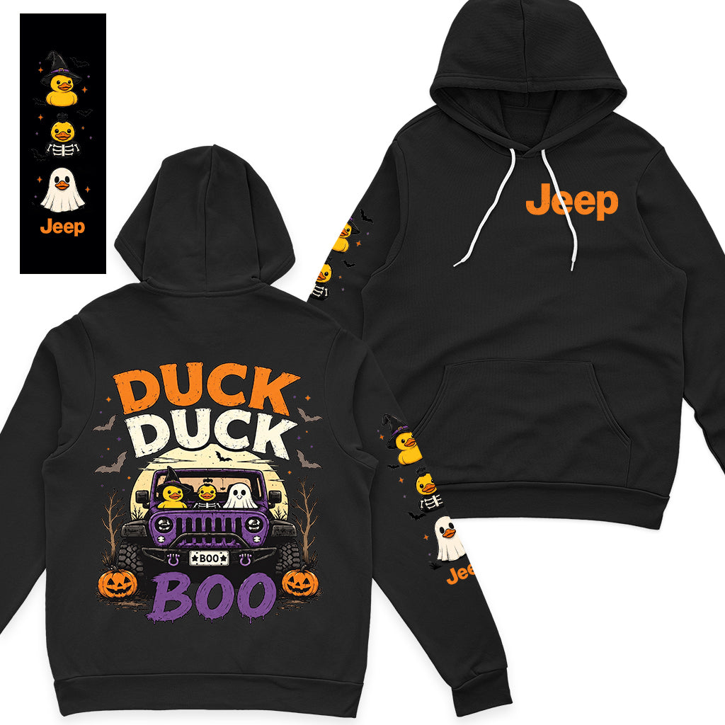 Halloween Jeep Duck Duck Boo Hoodie DN2708261749