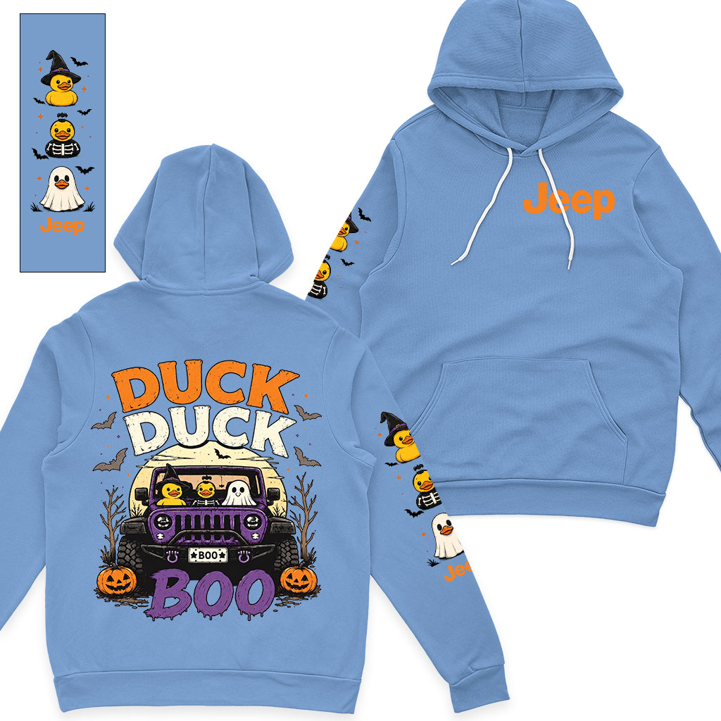 Halloween Jeep Duck Duck Boo Hoodie DN2708261749