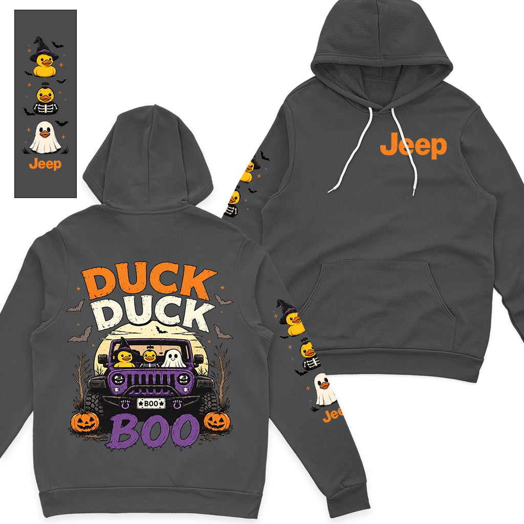 Halloween Jeep Duck Duck Boo Hoodie DN2708261749