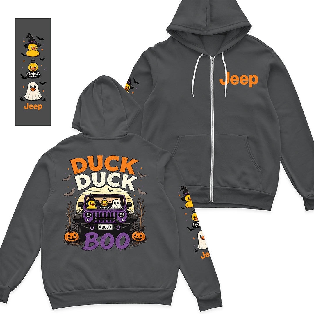 Halloween Jeep Duck Duck Boo Hoodie DN2708261749
