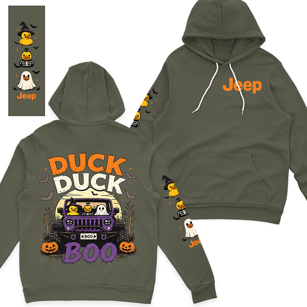 Halloween Jeep Duck Duck Boo Hoodie DN2708261749