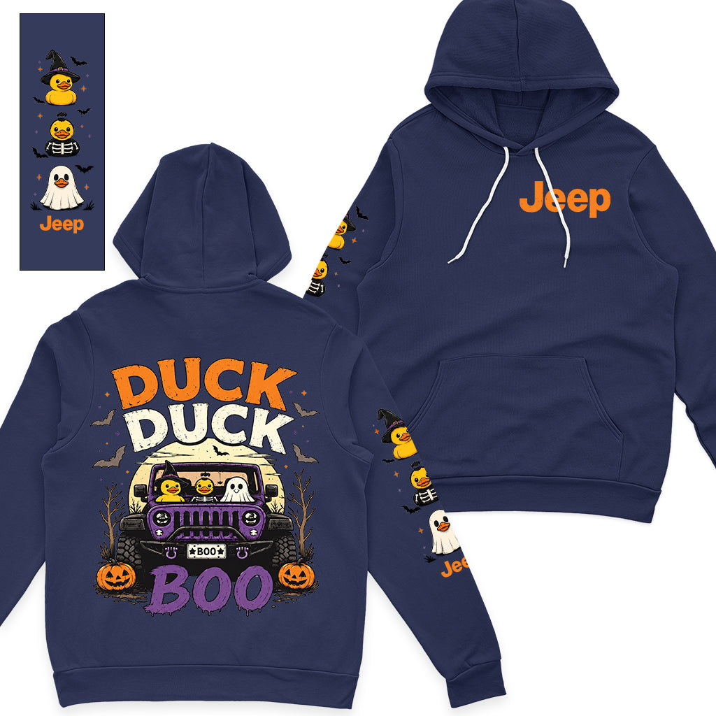 Halloween Jeep Duck Duck Boo Hoodie DN2708261749