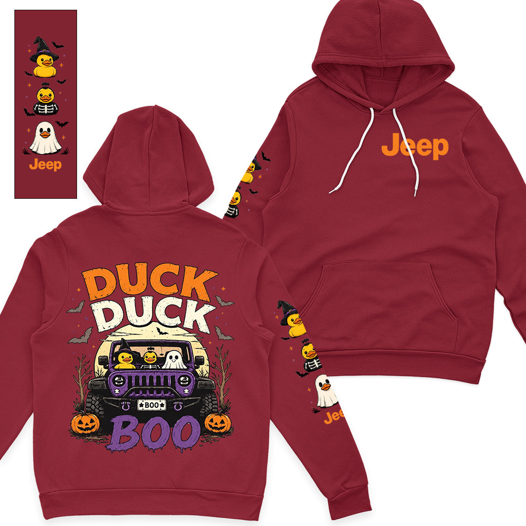 Halloween Jeep Duck Duck Boo Hoodie DN2708261749