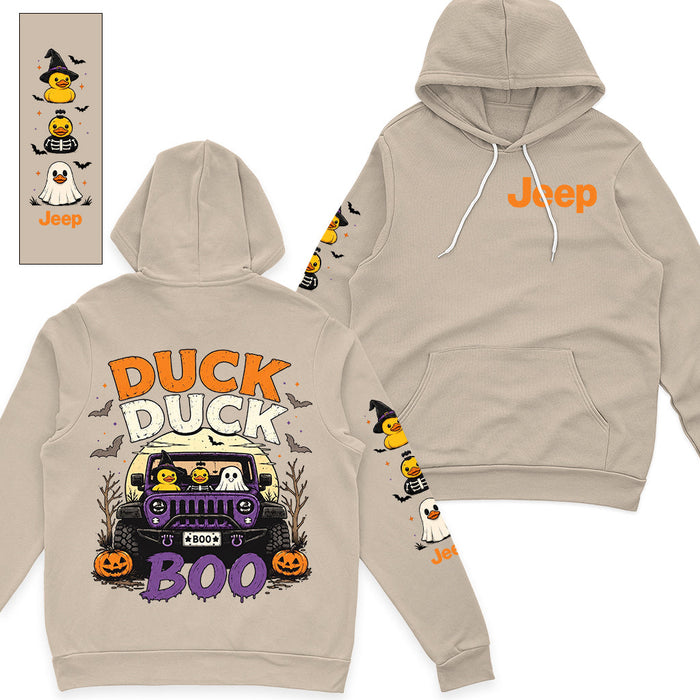 Halloween Jeep Duck Duck Boo Hoodie DN2708261749