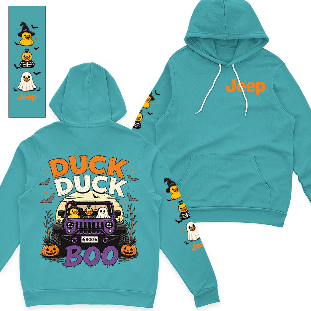 Halloween Jeep Duck Duck Boo Hoodie DN2708261749